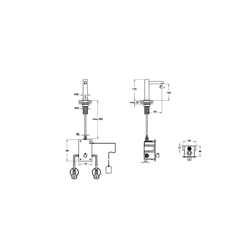 Origin Temassız Lavabo Bataryası — 2