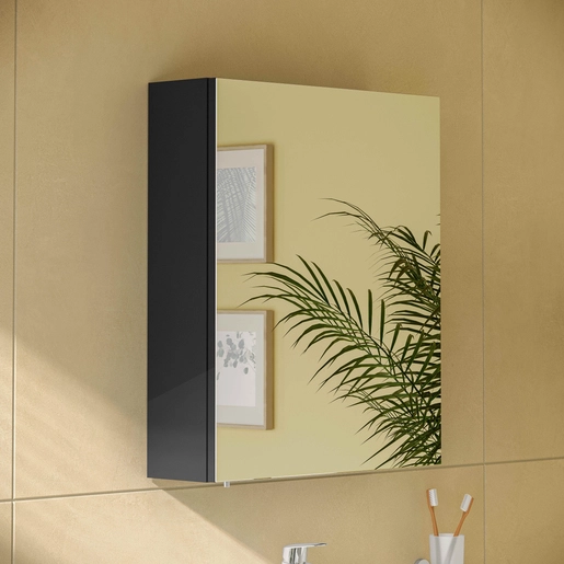 Base Lite Asimetrik Aynalı Banyo Dolabı — 2