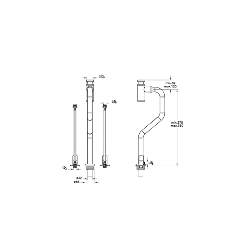 Origin Monoblok Lavabo Sifonu — 2