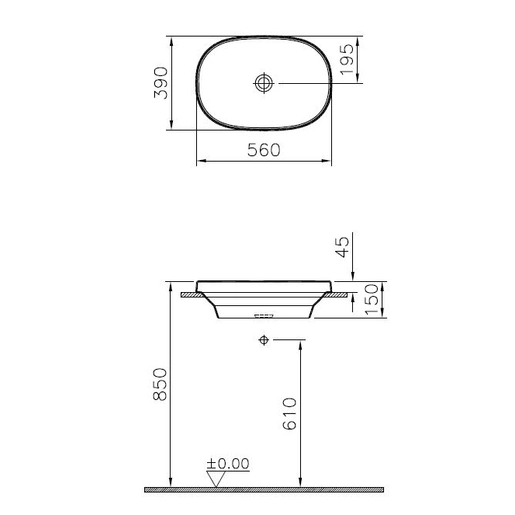 Frame Tezgahüstü Lavabo — 3
