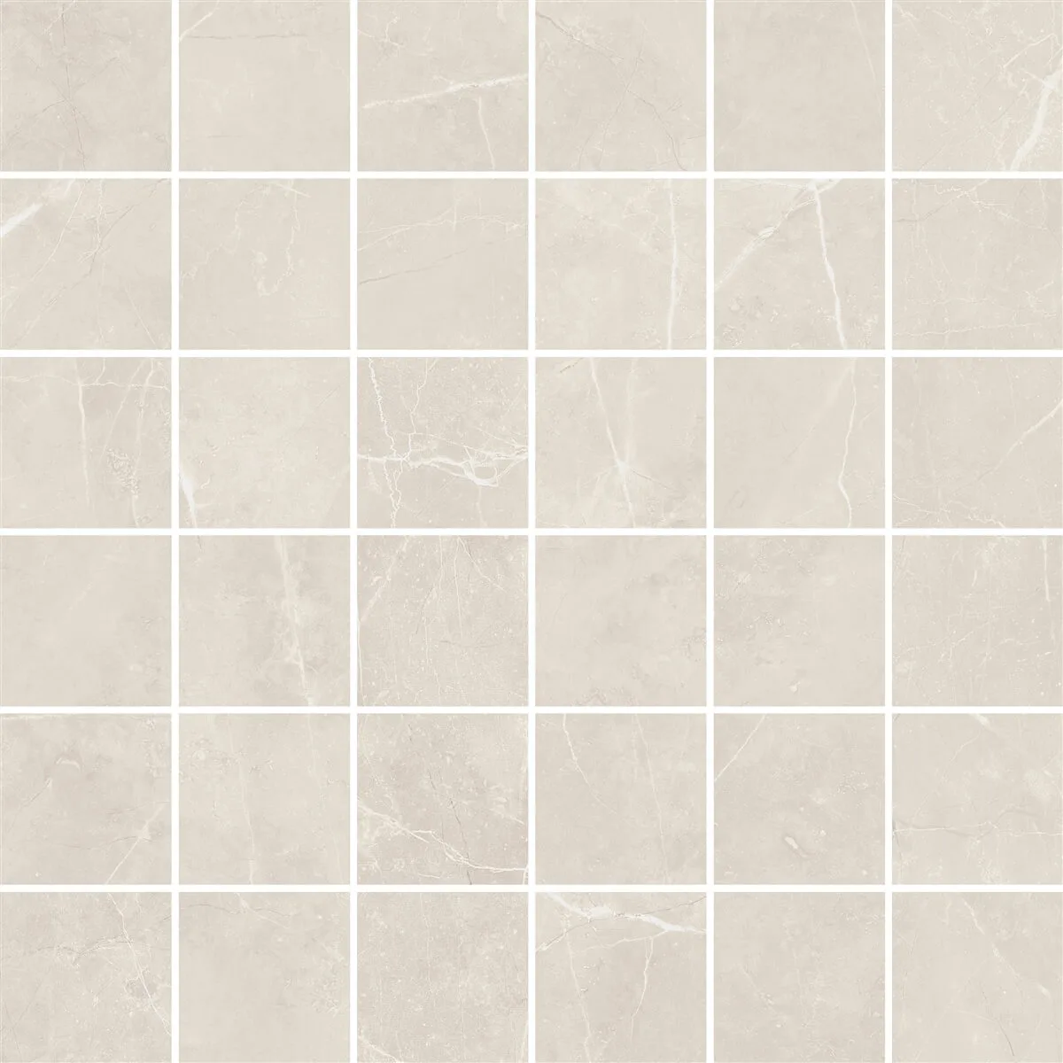 30x30 STERLINA Fildişi (5x5) Polish Fileli