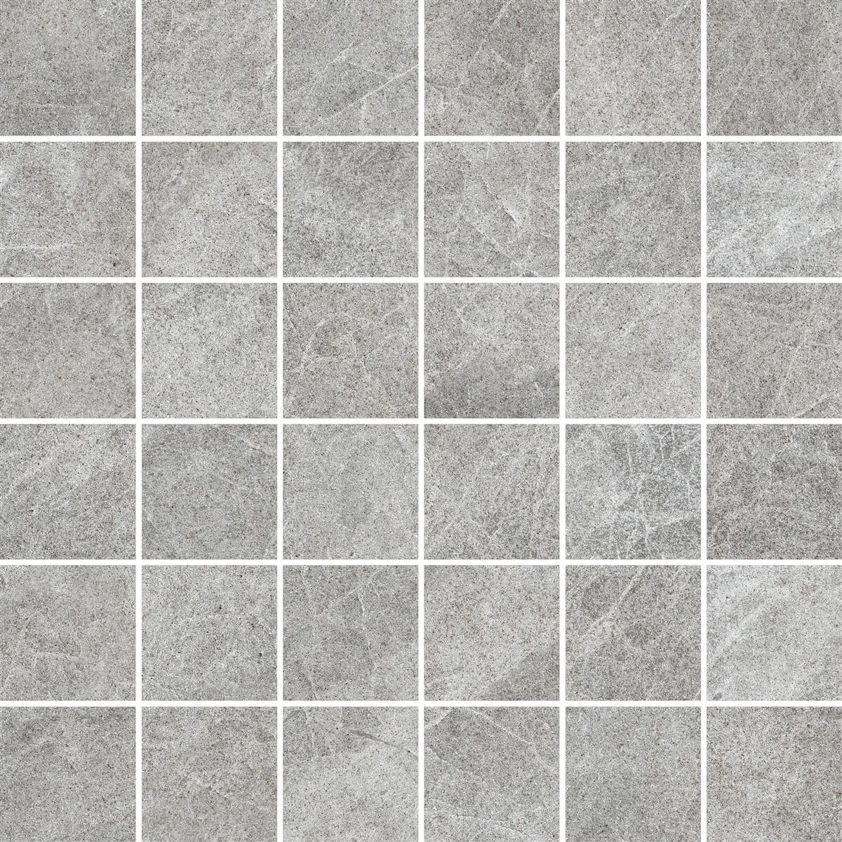 30x30 Levante Stone Gri (5x5) Mat Fileli