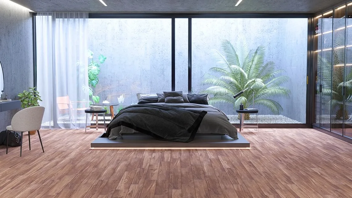 15x90 Solna Walnut Mat — 2